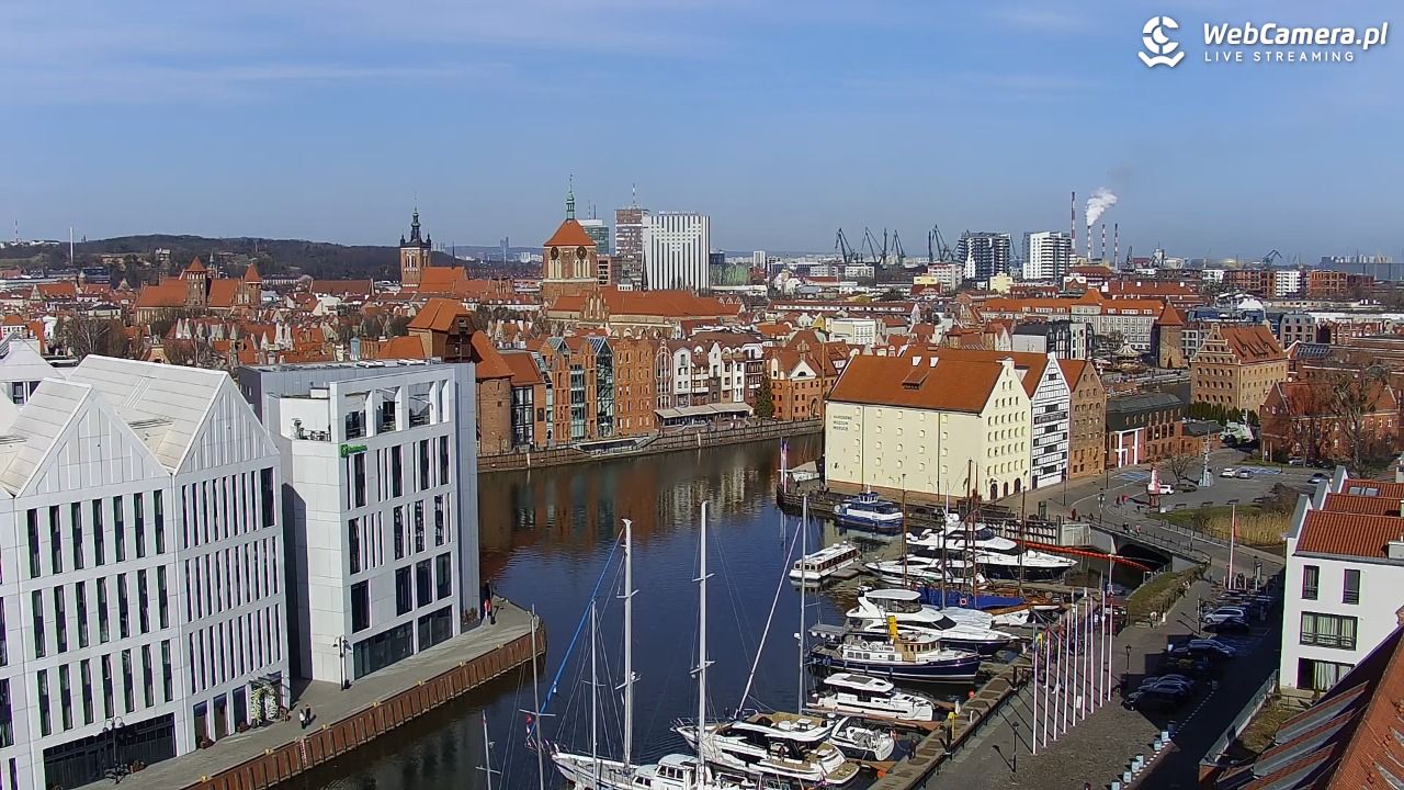 GDAŃSK - widok na Stare Miasto - 28 marzec 2026, 09:43