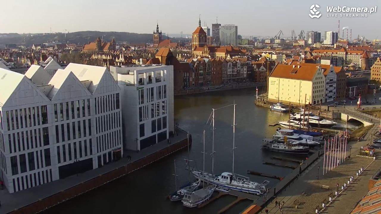 GDAŃSK - widok na Stare Miasto - 10 marzec 2026, 14:56