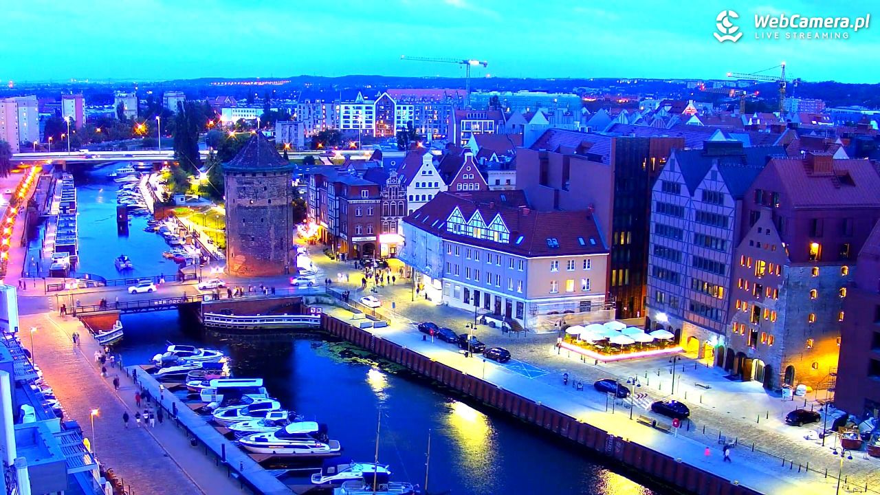 GDAŃSK - widok na Stare Miasto - 03 lipiec 2026, 21:56