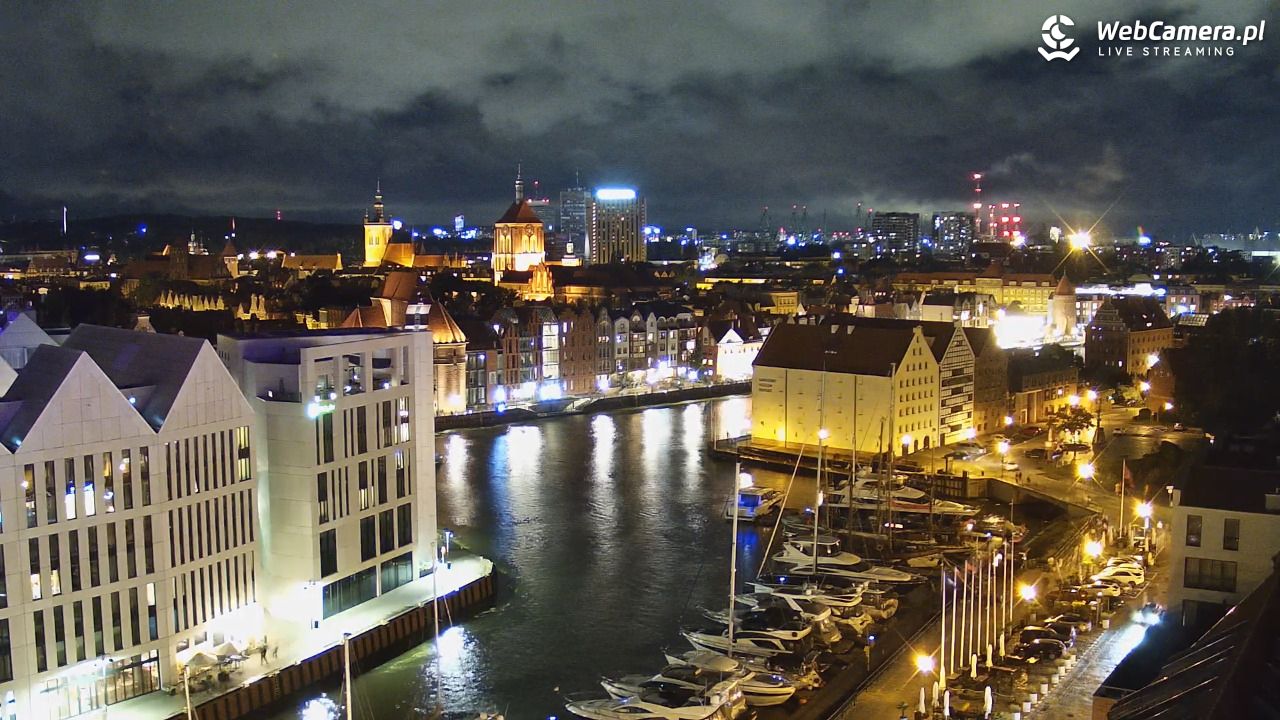 GDAŃSK - widok na Stare Miasto - 04 wresień 2026, 21:29