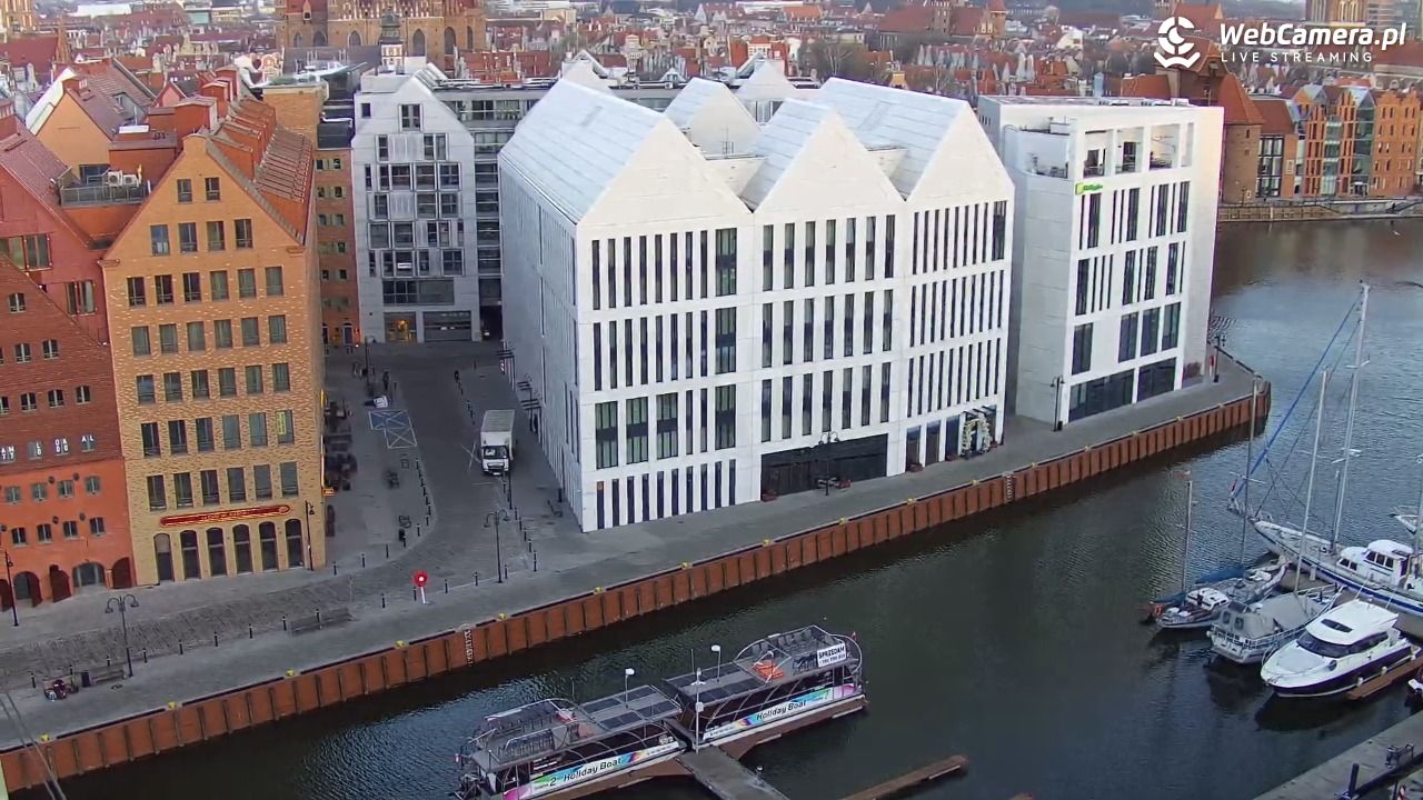 GDAŃSK - widok na Stare Miasto - 07 kwiecień 2026, 06:30