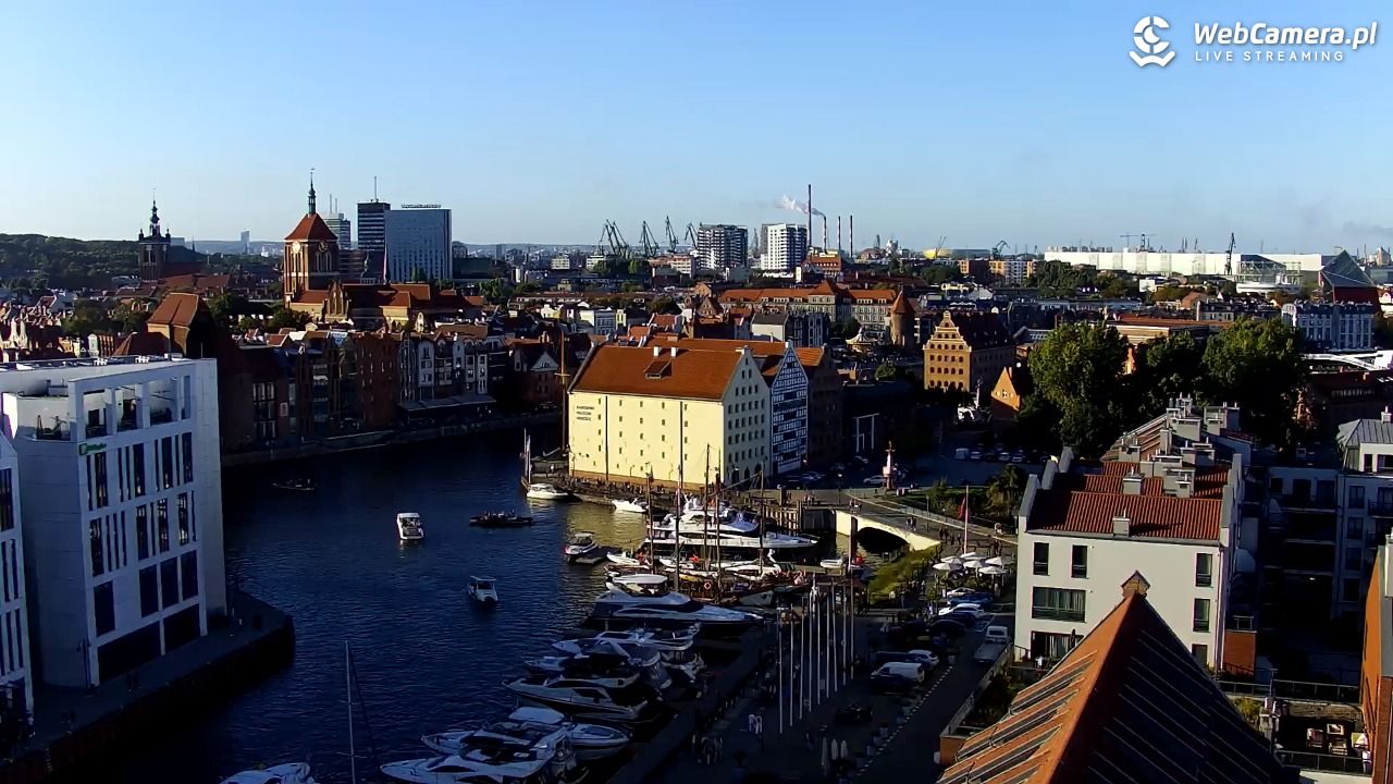 GDAŃSK - widok na Stare Miasto - 27 wresień 2026, 16:57