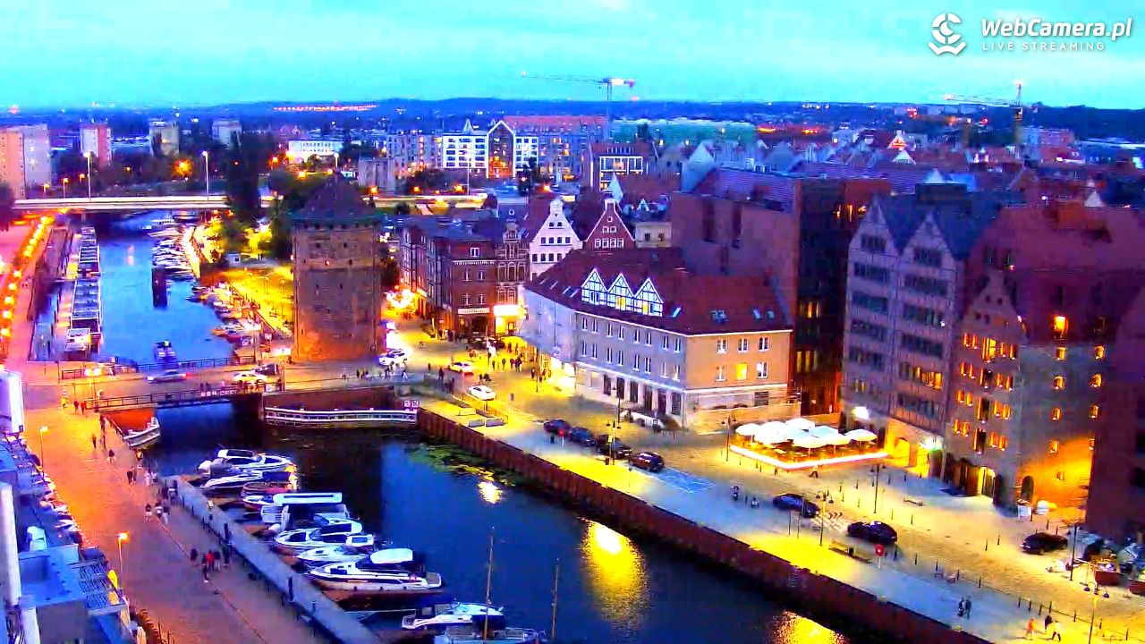 GDAŃSK - widok na Stare Miasto - 03 lipiec 2026, 21:55