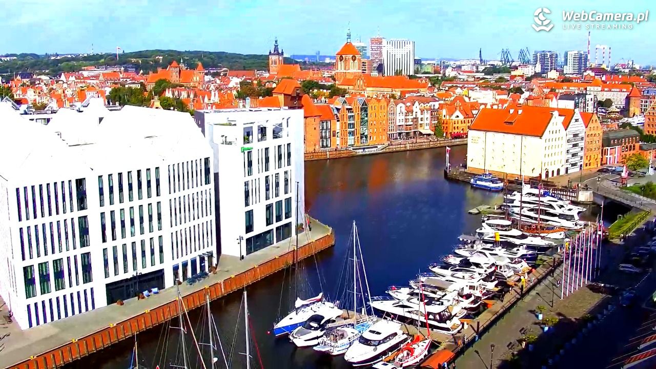 GDAŃSK - widok na Stare Miasto - 15 wresień 2025, 10:01