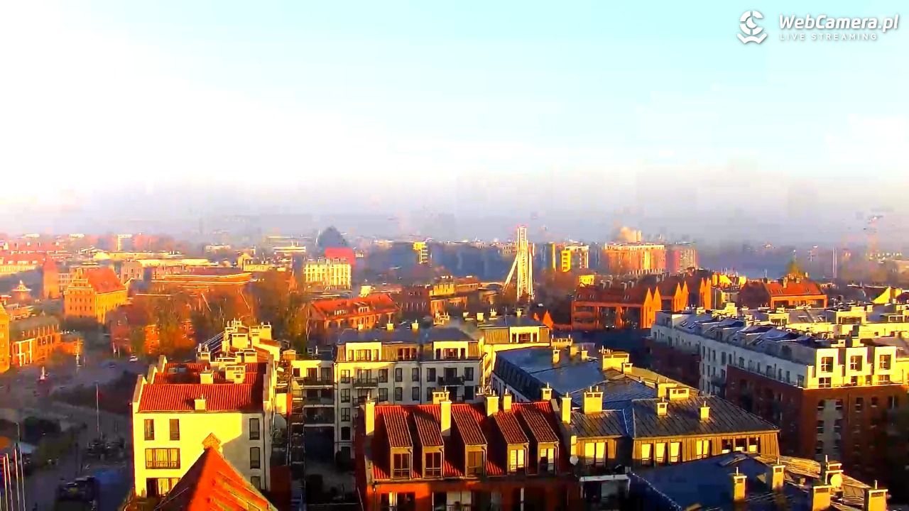 GDAŃSK - widok na Stare Miasto - 08 listopad 2025, 08:26