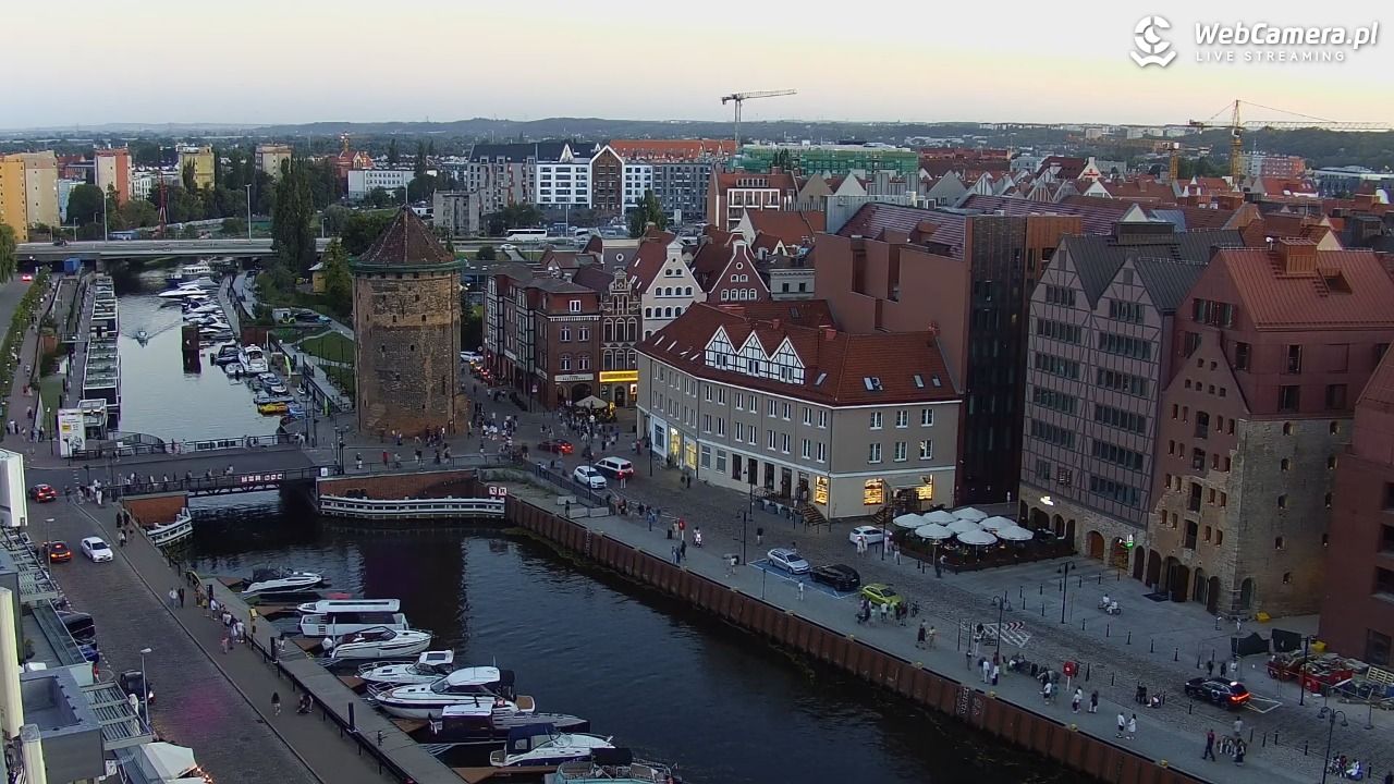 GDAŃSK - widok na Stare Miasto - 09 sierpień 2026, 20:29
