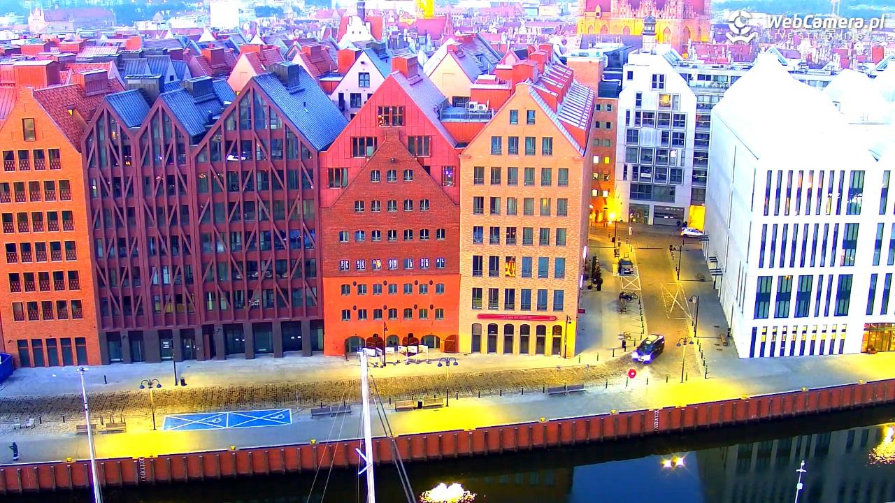 GDAŃSK - widok na Stare Miasto - 23 listopad 2025, 07:05