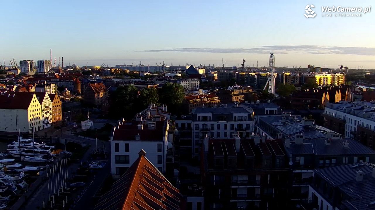 GDAŃSK - widok na Stare Miasto - 12 sierpień 2026, 05:56