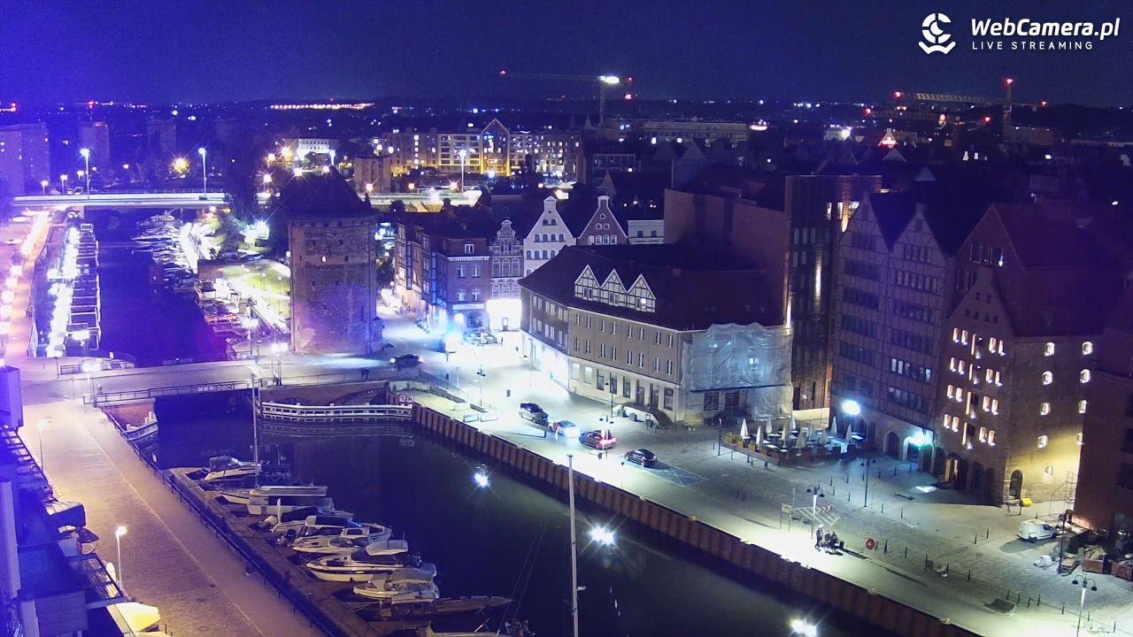 GDAŃSK - widok na Stare Miasto - 17 czerwiec 2026, 00:56