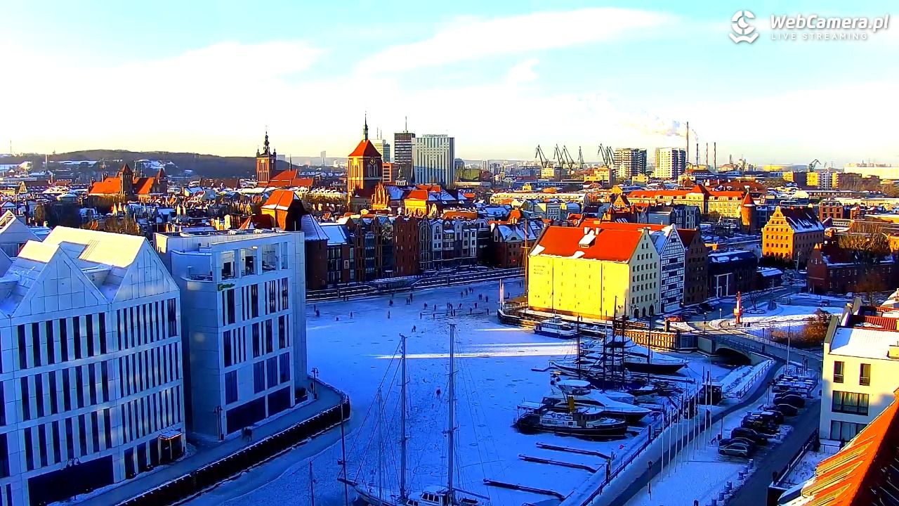 GDAŃSK - widok na Stare Miasto - 02 luty 2026, 15:24