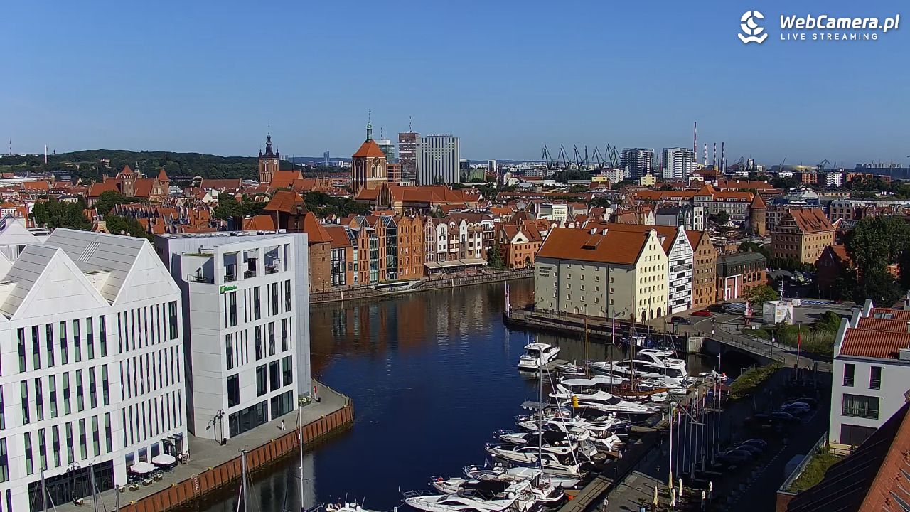 GDAŃSK - widok na Stare Miasto - 09 sierpień 2026, 09:11