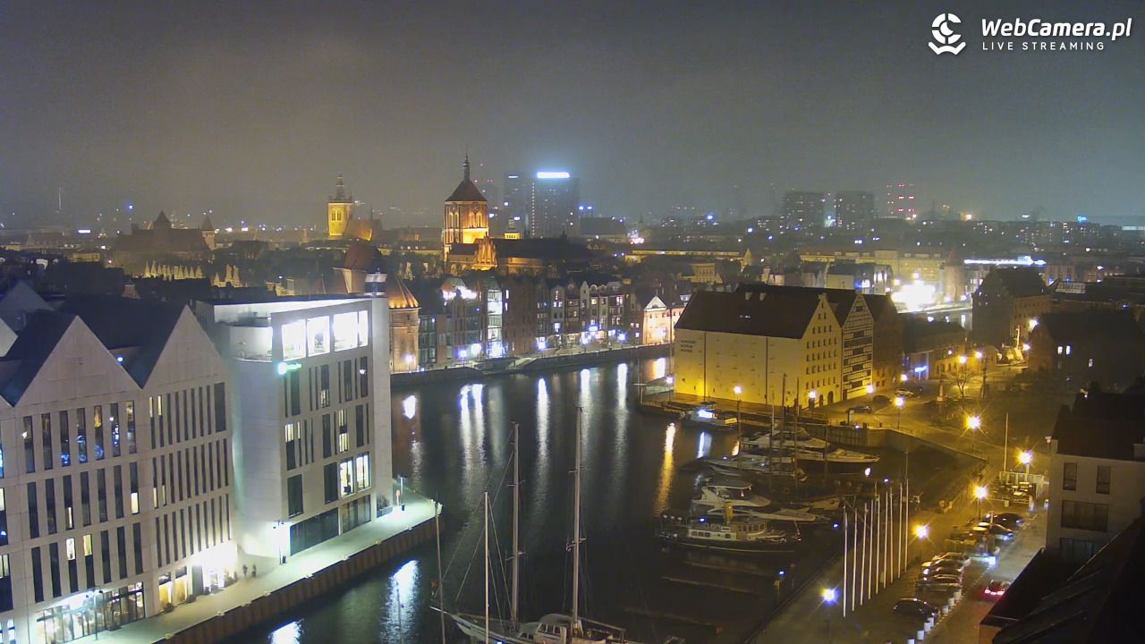GDAŃSK - widok na Stare Miasto - 16 grudzień 2025, 20:00