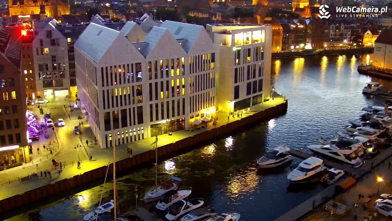 GDAŃSK - widok na Stare Miasto - 06 sierpień 2026, 21:12