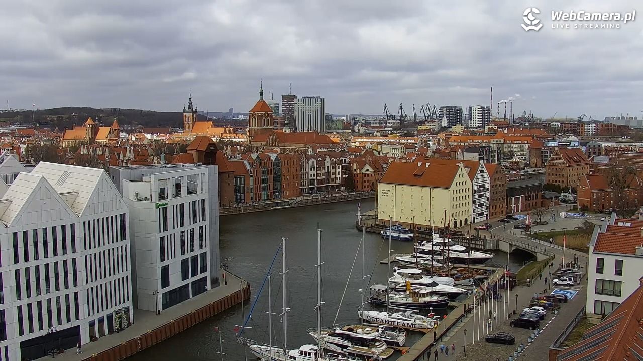 GDAŃSK - widok na Stare Miasto - 06 kwiecień 2026, 12:50