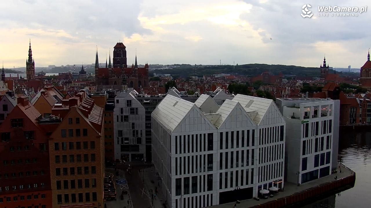 GDAŃSK - widok na Stare Miasto - 21 czerwiec 2026, 19:04