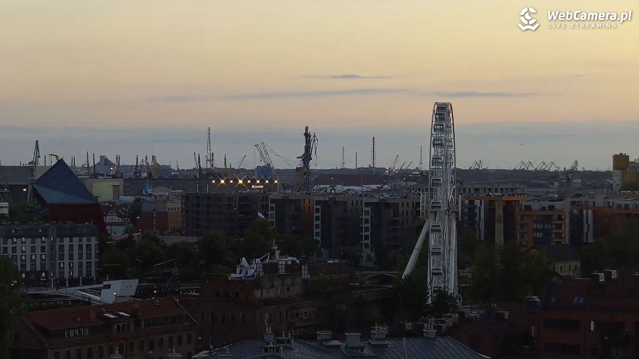 GDAŃSK - widok na Stare Miasto - 31 maj 2026, 04:24
