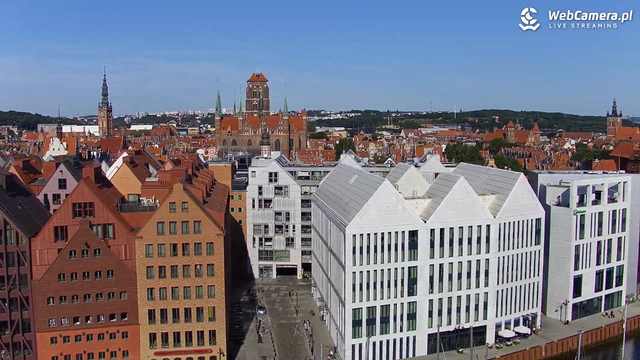 GDAŃSK - widok na Stare Miasto - 09 sierpień 2026, 09:10