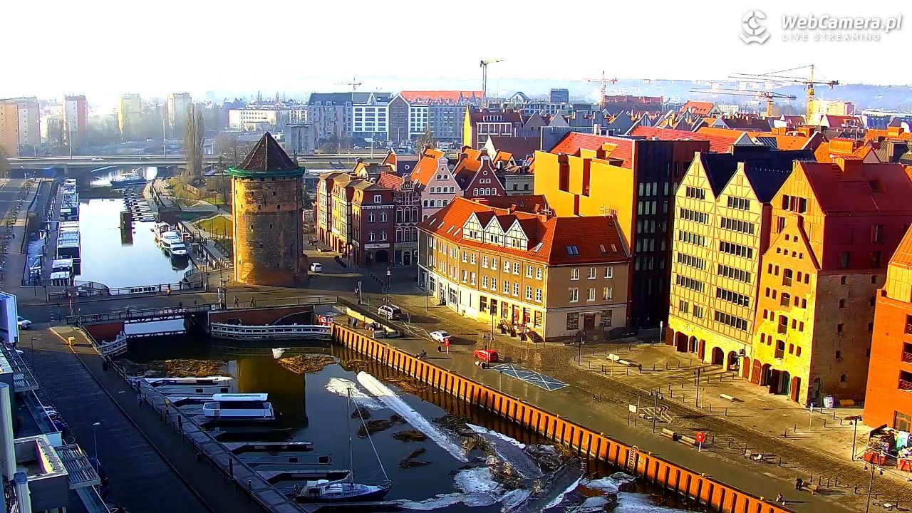 GDAŃSK - widok na Stare Miasto - 07 marzec 2026, 08:23