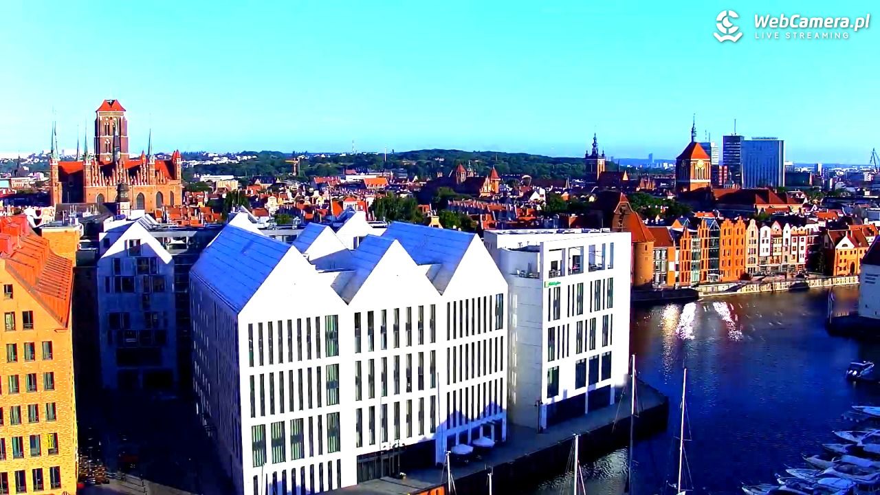 GDAŃSK - widok na Stare Miasto - 17 czerwiec 2026, 05:47