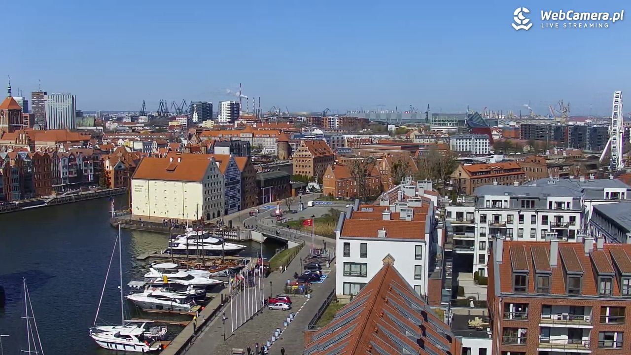 GDAŃSK - widok na Stare Miasto - 20 kwiecień 2026, 12:56
