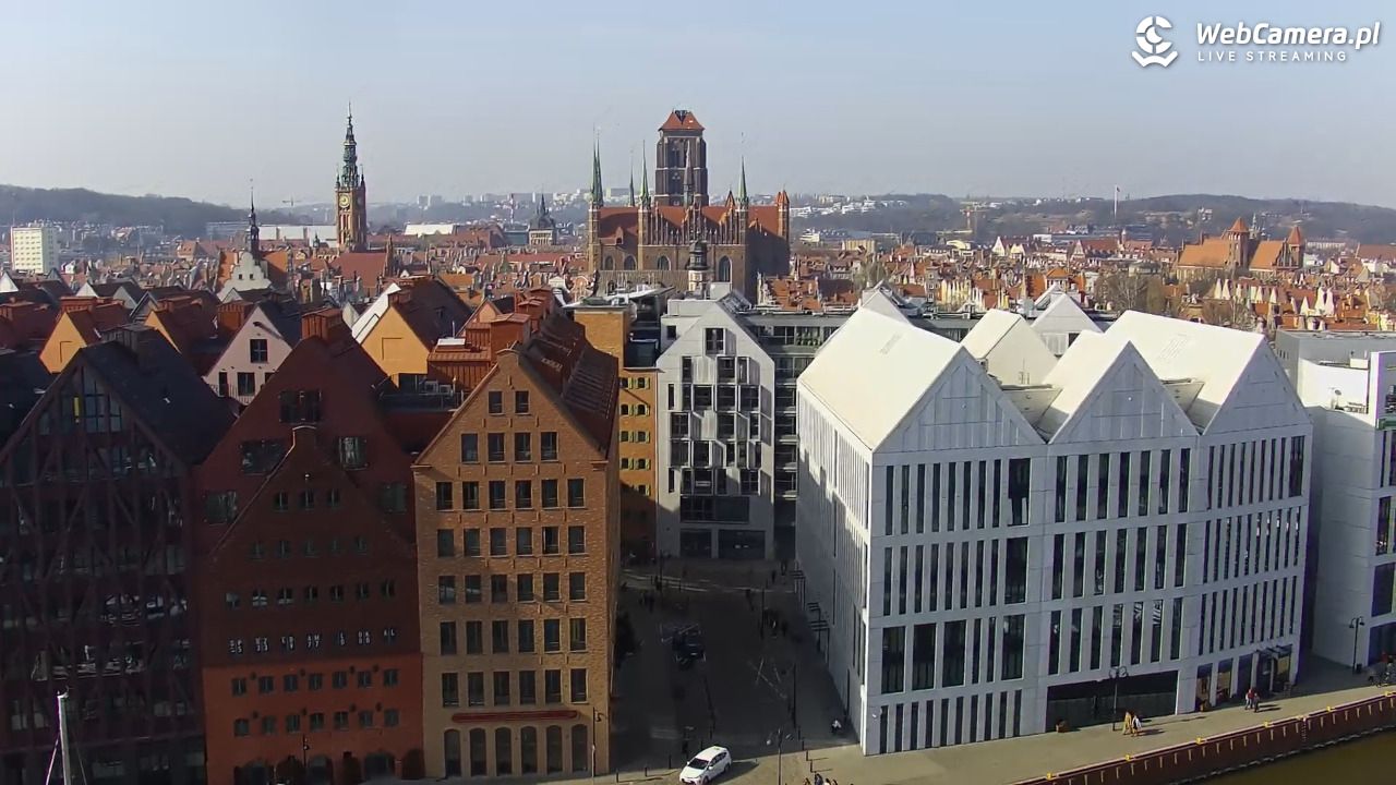 GDAŃSK - widok na Stare Miasto - 08 marzec 2026, 11:43