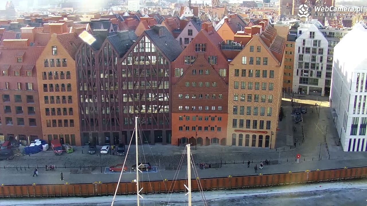 GDAŃSK - widok na Stare Miasto - 03 marzec 2026, 13:41