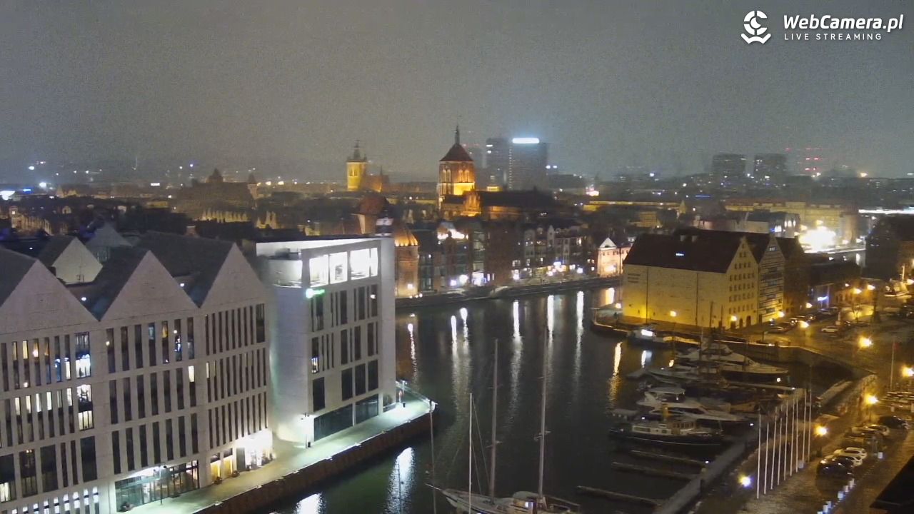 GDAŃSK - widok na Stare Miasto - 05 styczeń 2026, 19:27
