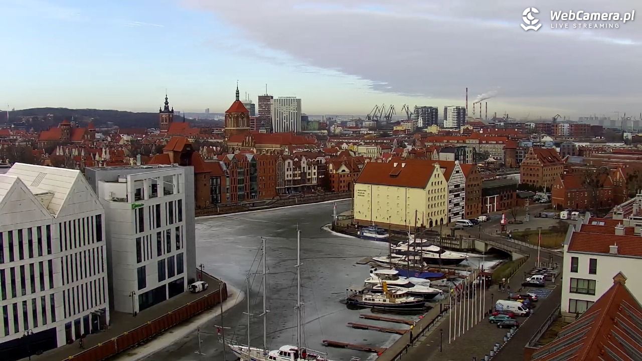 GDAŃSK - widok na Stare Miasto - 03 marzec 2026, 10:27