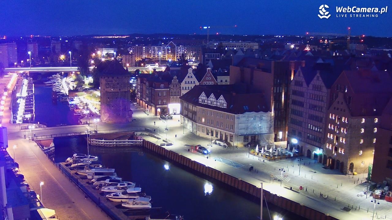 GDAŃSK - widok na Stare Miasto - 11 czerwiec 2026, 03:10