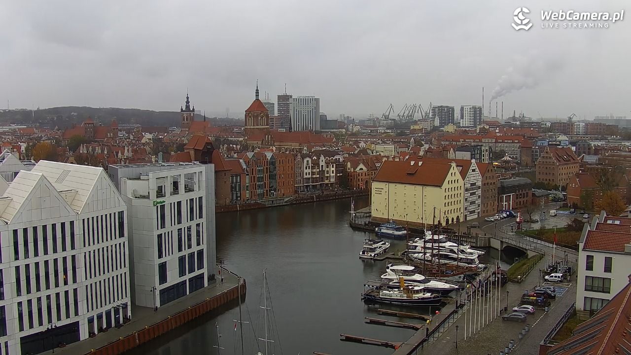 GDAŃSK - widok na Stare Miasto - 14 listopad 2025, 13:42
