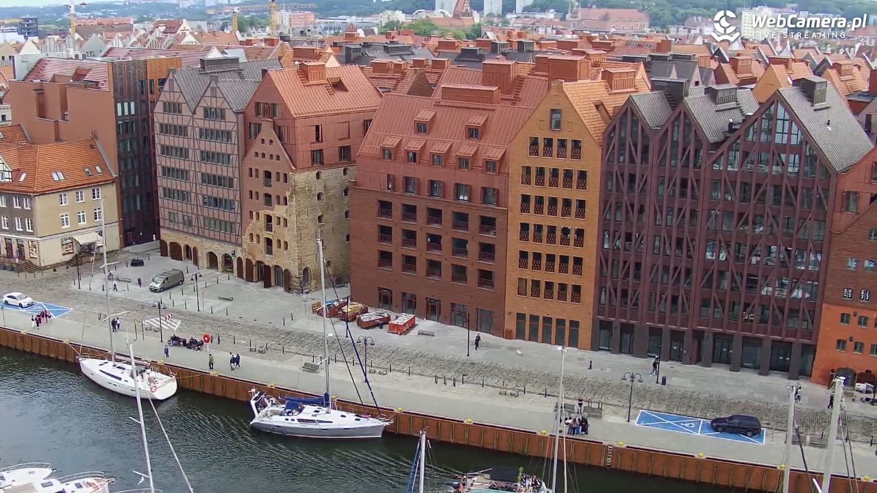 GDAŃSK - widok na Stare Miasto - 11 lipiec 2025, 20:20