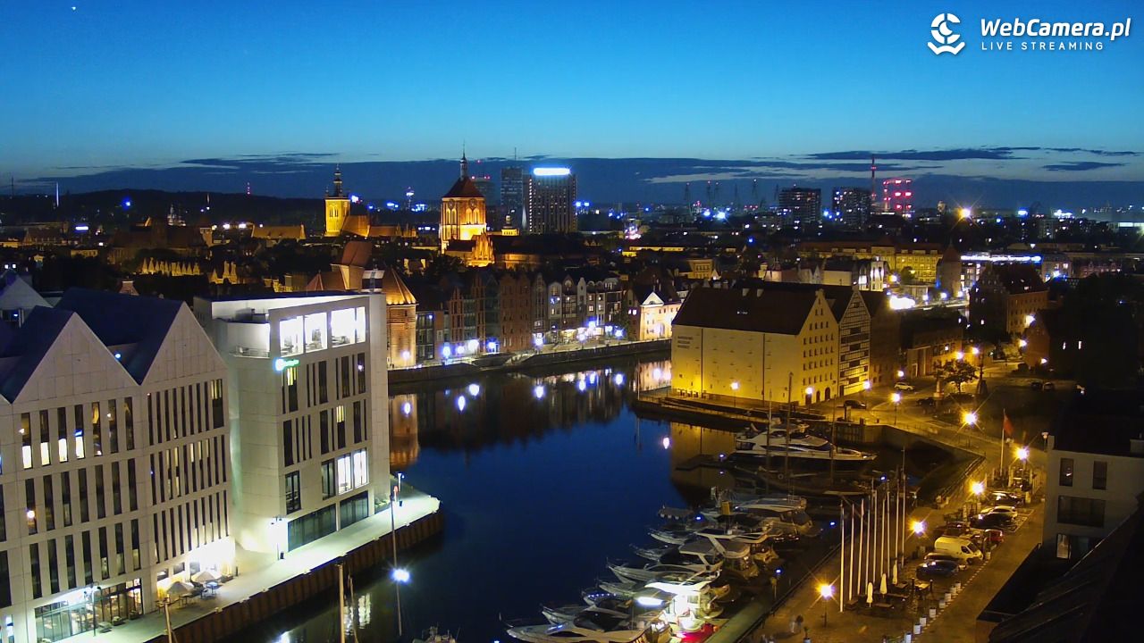 GDAŃSK - widok na Stare Miasto - 21 maj 2026, 22:24