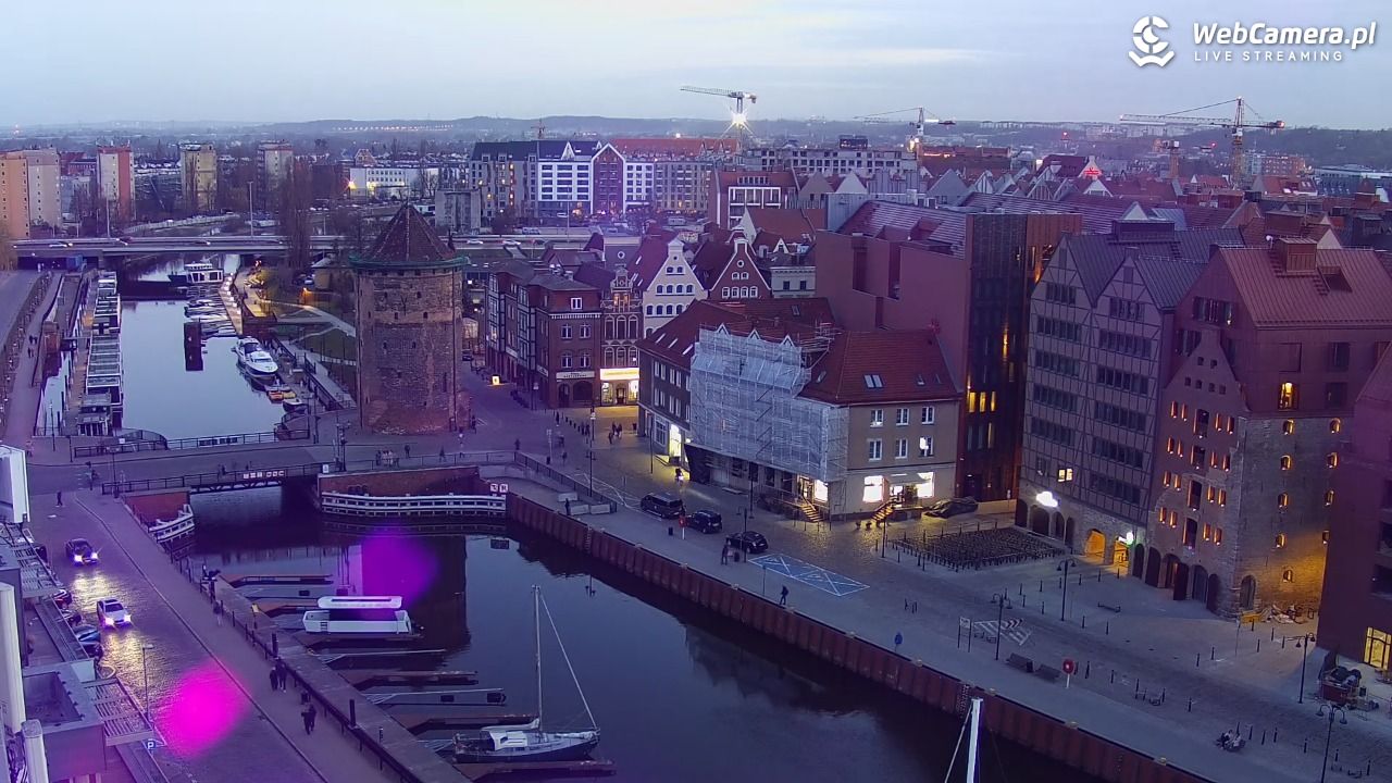 GDAŃSK - widok na Stare Miasto - 31 marzec 2026, 19:38