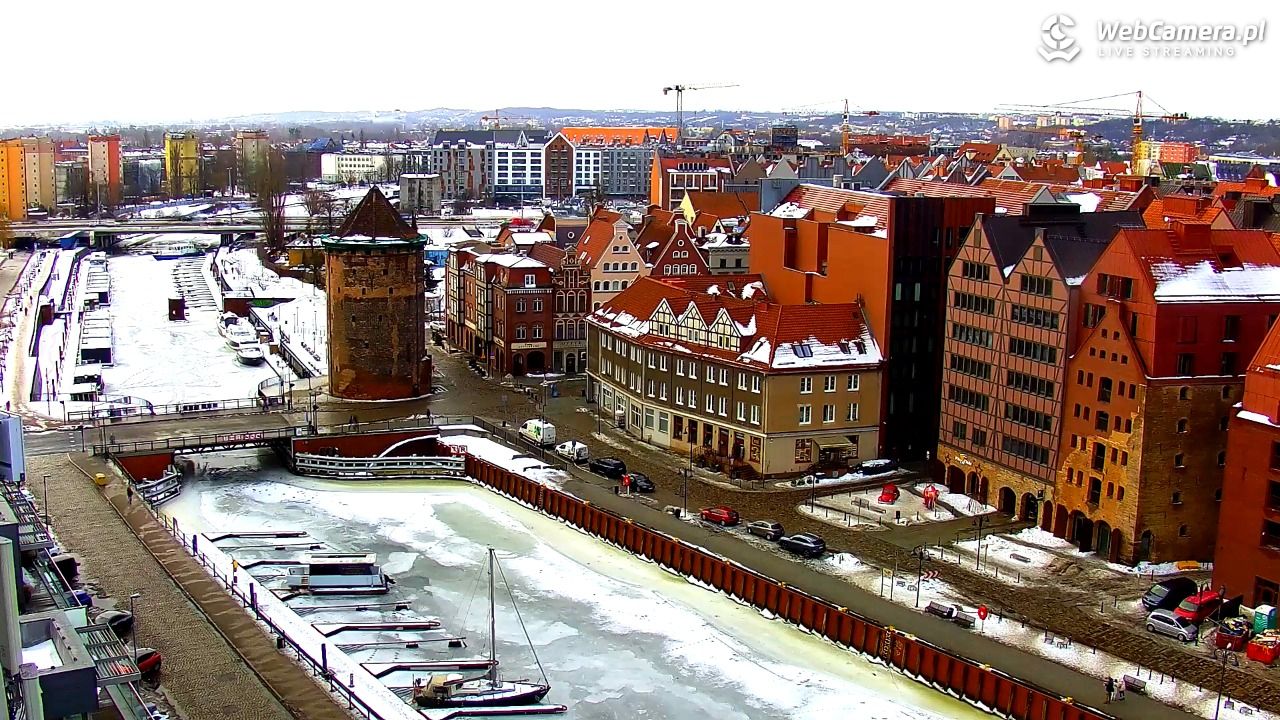 GDAŃSK - widok na Stare Miasto - 23 luty 2026, 09:40