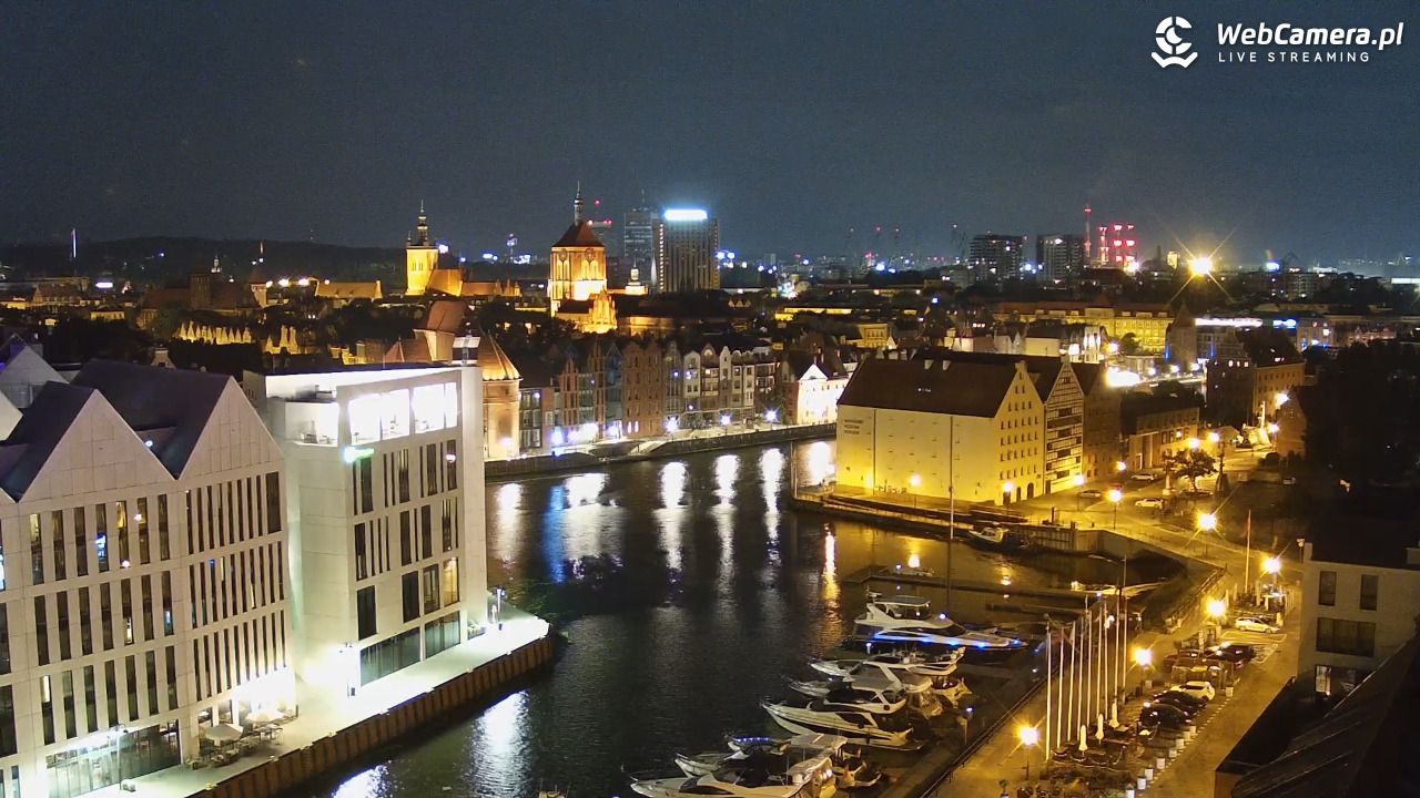 GDAŃSK - widok na Stare Miasto - 28 czerwiec 2026, 23:53