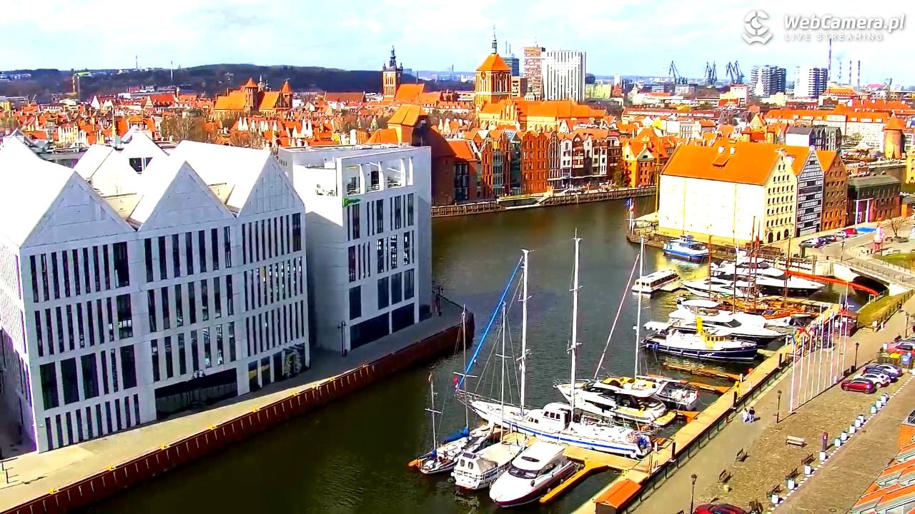GDAŃSK - widok na Stare Miasto - 31 marzec 2026, 12:54