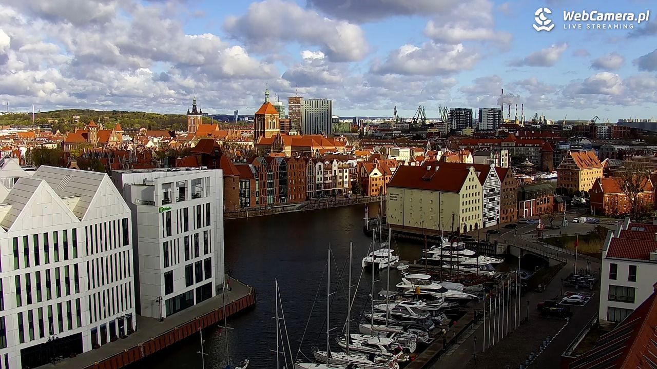 GDAŃSK - widok na Stare Miasto - 26 kwiecień 2026, 08:26