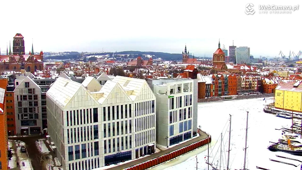GDAŃSK - widok na Stare Miasto - 30 styczeń 2026, 11:16