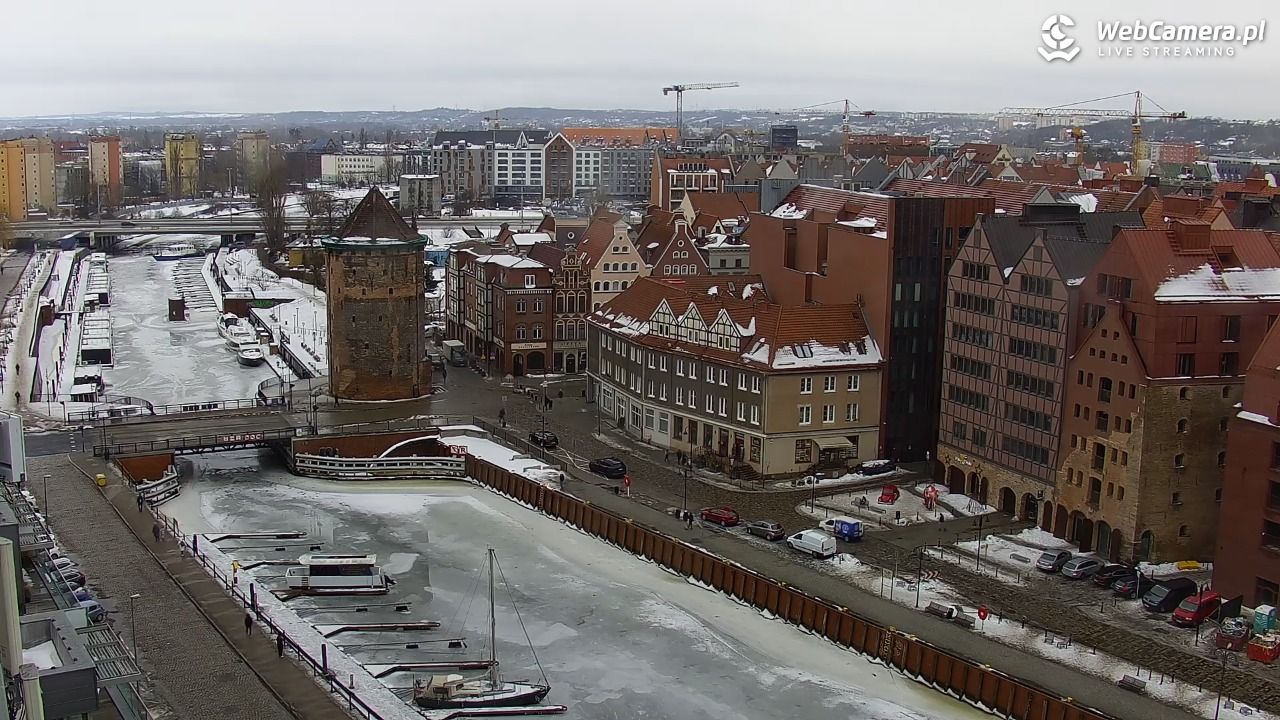 GDAŃSK - widok na Stare Miasto - 23 luty 2026, 12:20