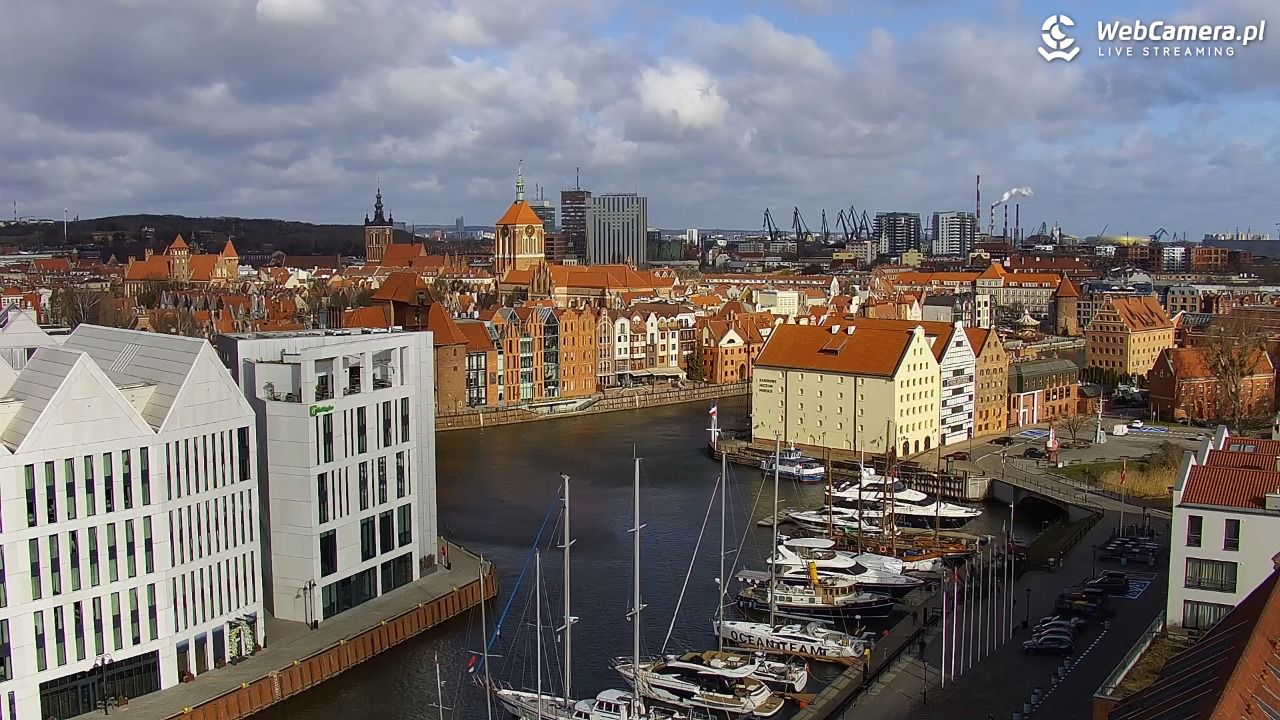 GDAŃSK - widok na Stare Miasto - 06 kwiecień 2026, 09:08