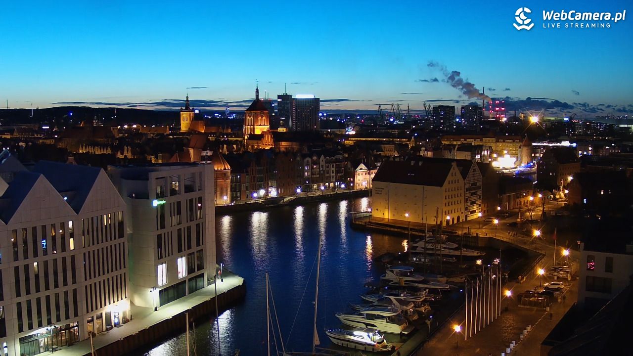 GDAŃSK - widok na Stare Miasto - 28 kwiecień 2026, 21:14