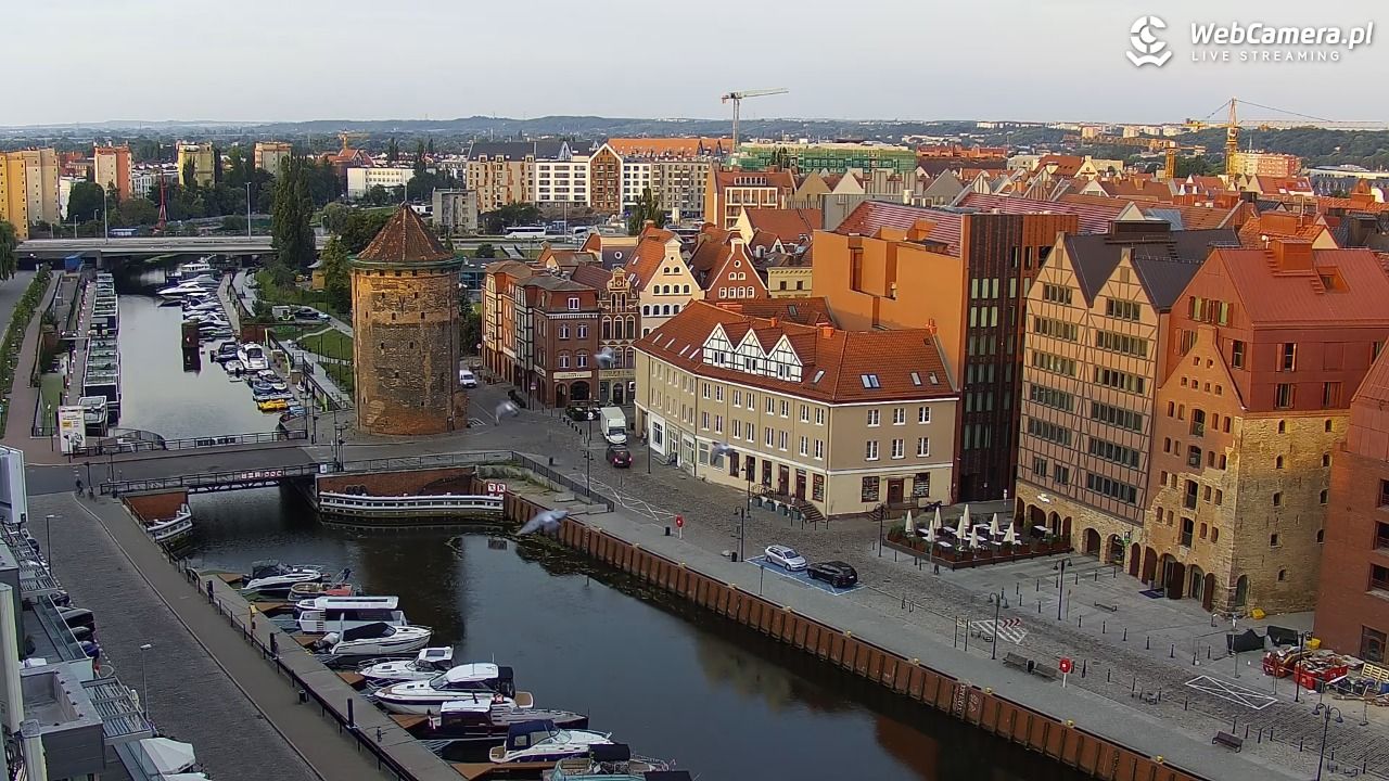 GDAŃSK - widok na Stare Miasto - 10 sierpień 2026, 05:44
