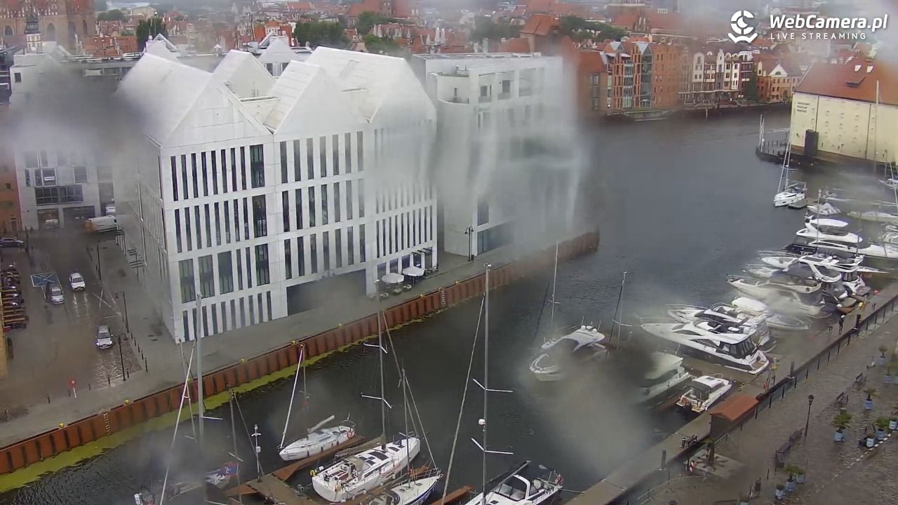 GDAŃSK - widok na Stare Miasto - 22 sierpień 2026, 08:58