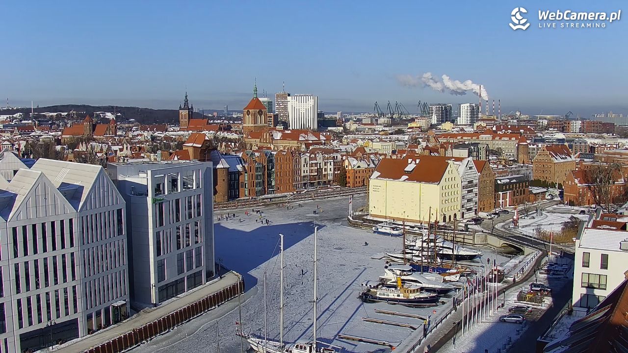 GDAŃSK - widok na Stare Miasto - 03 luty 2026, 10:41