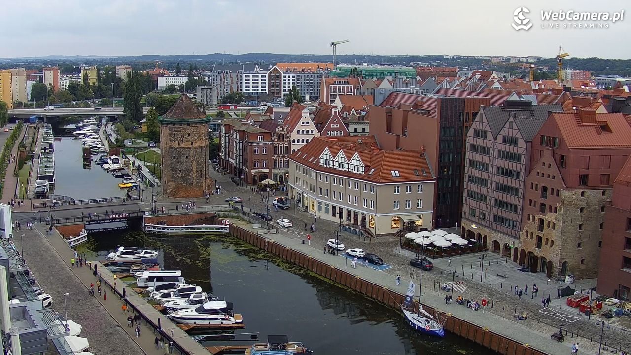 GDAŃSK - widok na Stare Miasto - 19 sierpień 2026, 19:28
