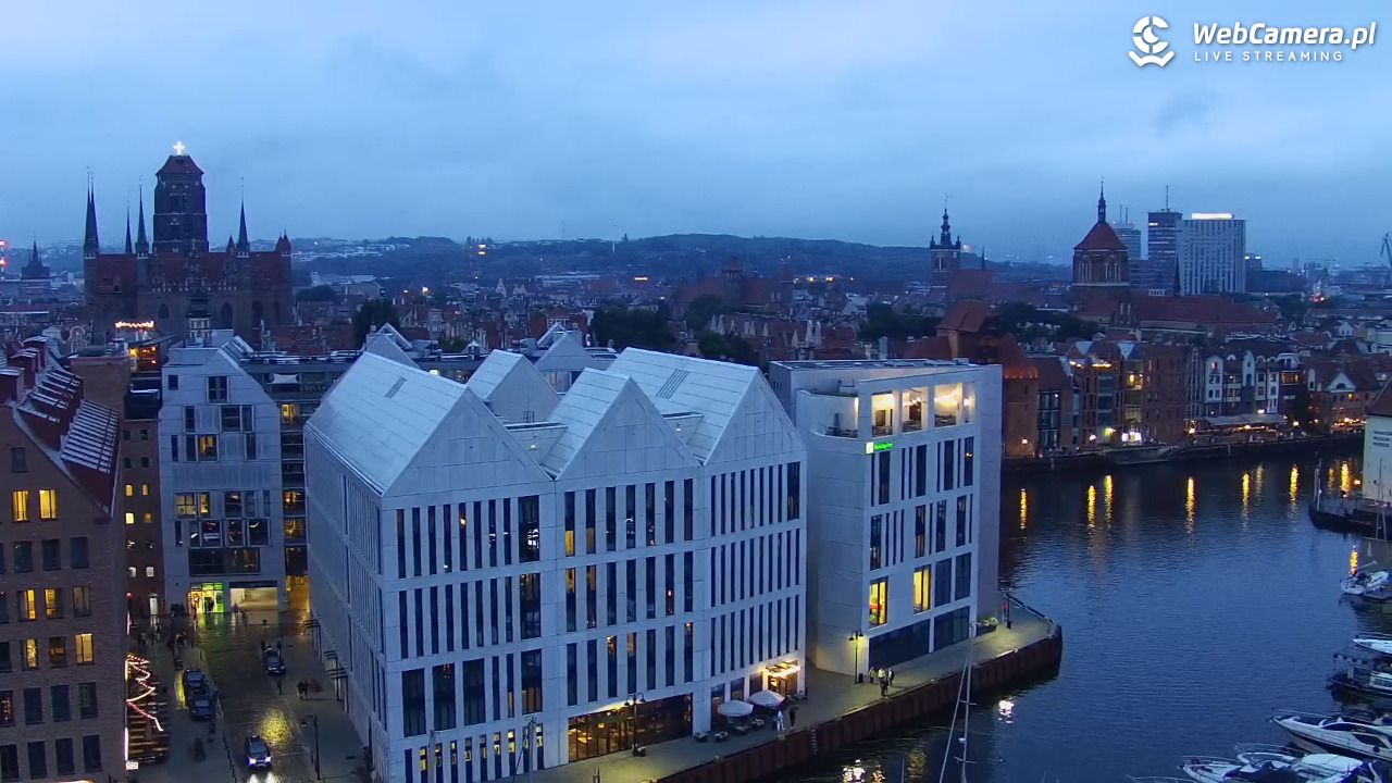 GDAŃSK - widok na Stare Miasto - 01 sierpień 2026, 20:52