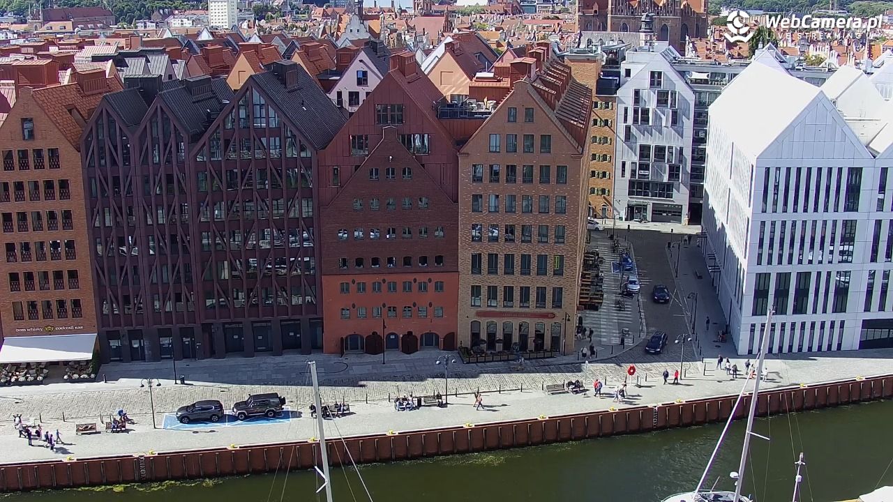 GDAŃSK - widok na Stare Miasto - 06 wresień 2026, 13:03