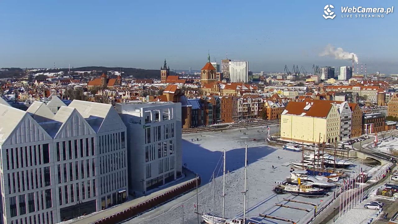 GDAŃSK - widok na Stare Miasto - 03 luty 2026, 11:26