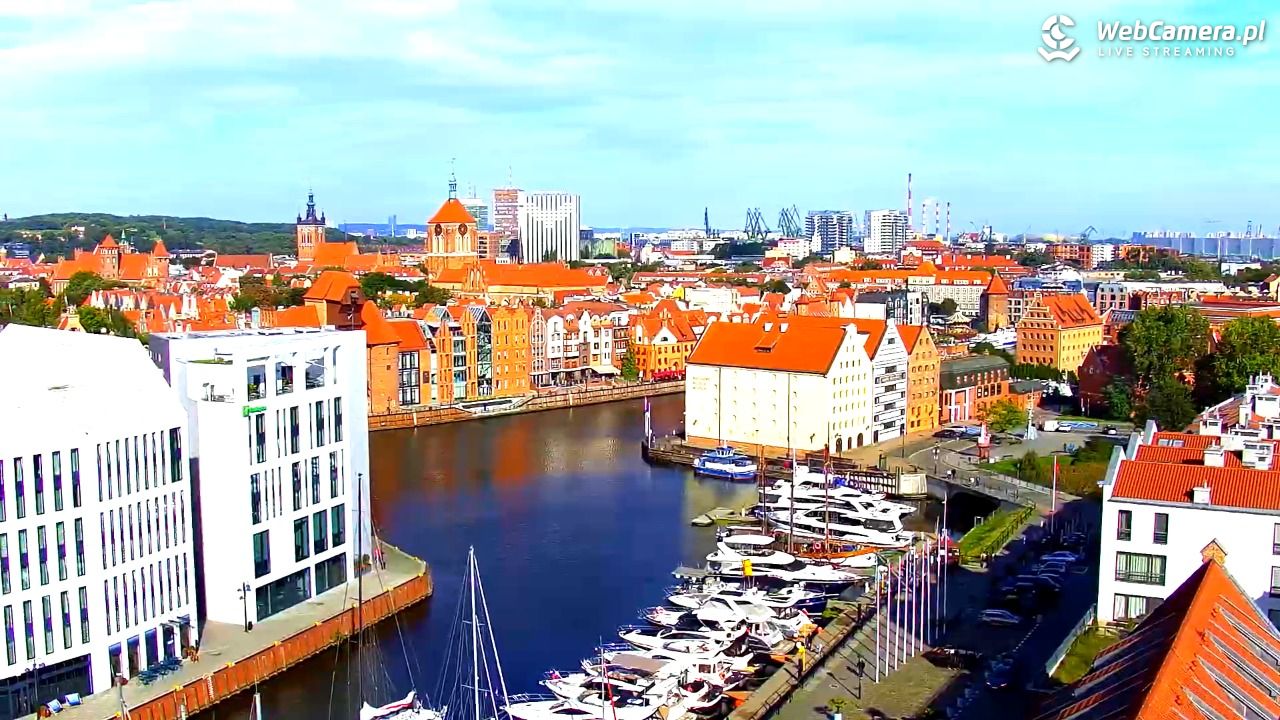 GDAŃSK - widok na Stare Miasto - 15 wresień 2025, 10:01