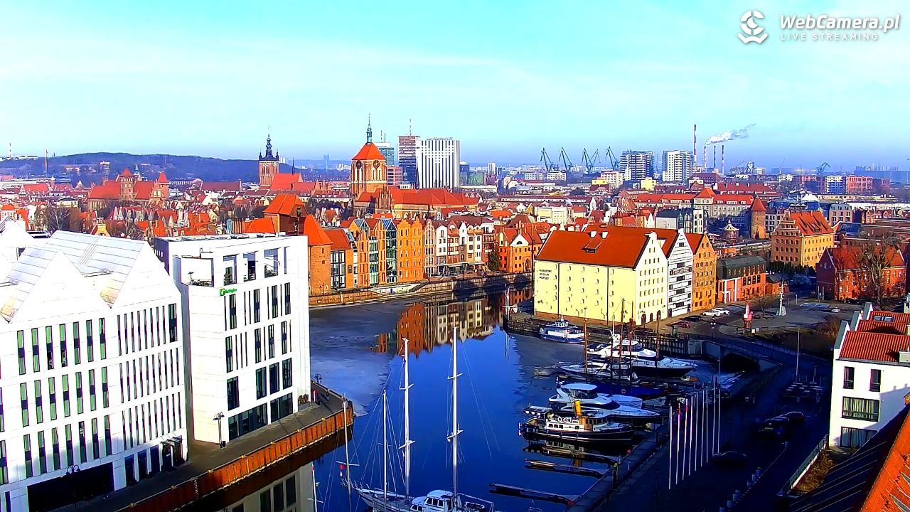 GDAŃSK - widok na Stare Miasto - 07 marzec 2026, 08:22